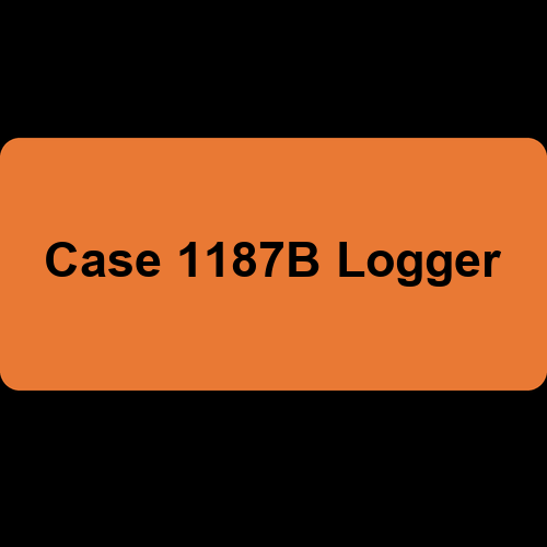 Case 1187B Logger